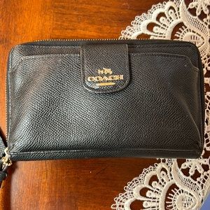 Black coach wallet